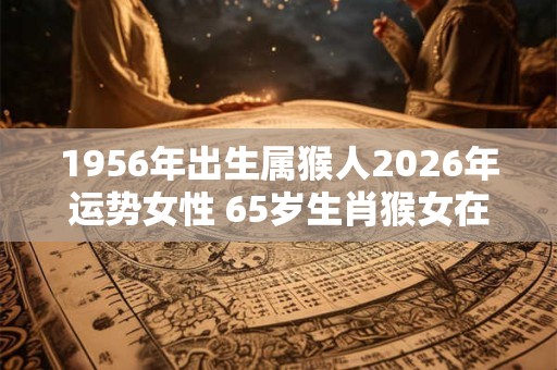 1956年出生属猴人2026年运势女性 65岁生肖猴女在2026年运气如何 1956年出生属猴人2026年运势女性 65岁生肖猴女在2026年运气如何