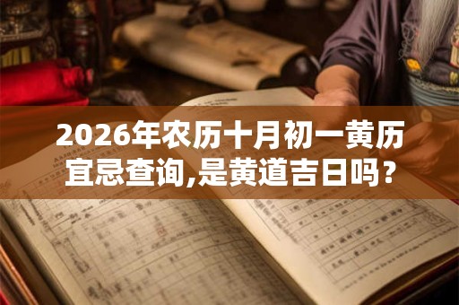 2026年农历十月初一黄历宜忌查询,是黄道吉日吗？
