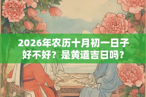 2026年农历十月初一日子好不好?是黄道吉日吗? 2026年农历十月初一日子好不好?是黄道吉日吗?