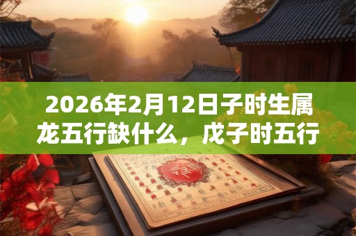 2026年2月12日子时生属龙五行缺什么,戊子时五行缺什么 2026年2月12日子时生属龙五行缺什么,戊子时五行缺什么