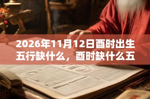 2026年11月12日酉时出生五行缺什么,酉时缺什么五行 2026年11月12日酉时出生五行缺什么,酉时缺什么五行
