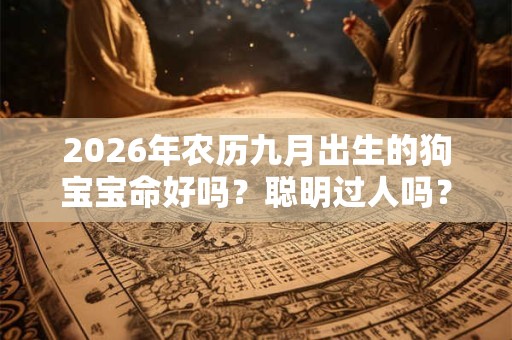 2026年农历九月出生的狗宝宝命好吗？聪明过人吗？