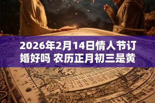 2026年2月14日情人节订婚好吗 农历正月初三是黄道吉日吗