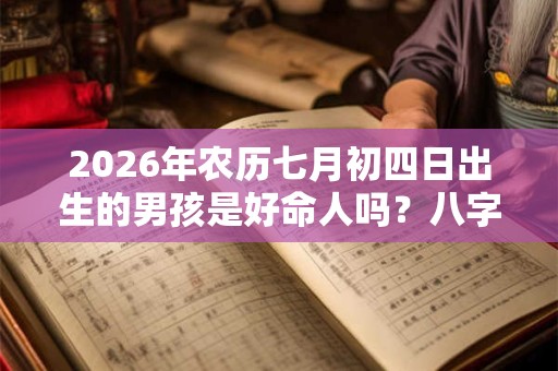 2026年农历七月初四日出生的男孩是好命人吗？八字命理详解