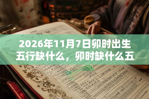 2026年11月7日卯时出生五行缺什么,卯时缺什么五行 2026年11月7日卯时出生五行缺什么,卯时缺什么五行