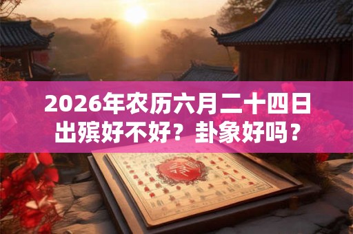 2026年农历六月二十四日出殡好不好?卦象好吗? 2026年农历六月二十四日出殡好不好?卦象好吗?