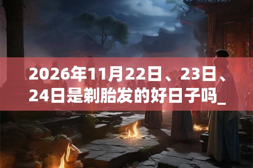 2026年11月22日、23日、24日是剃胎发的好日子吗_剃胎发可以吗