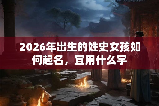 2026年出生的姓史女孩如何起名,宜用什么字 2026年出生的姓史女孩如何起名,宜用什么字