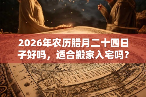 2026年农历腊月二十四日子好吗,适合搬家入宅吗? 2026年农历腊月二十四日子好吗,适合搬家入宅吗?