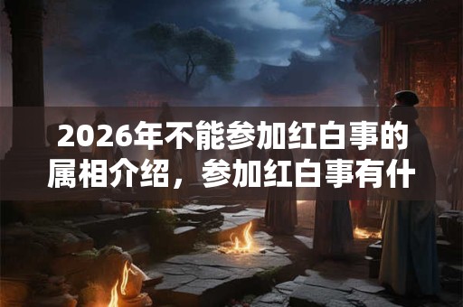 2026年不能参加红白事的属相介绍，参加红白事有什么讲究？