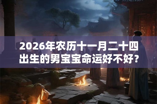 2026年农历十一月二十四出生的男宝宝命运好不好？