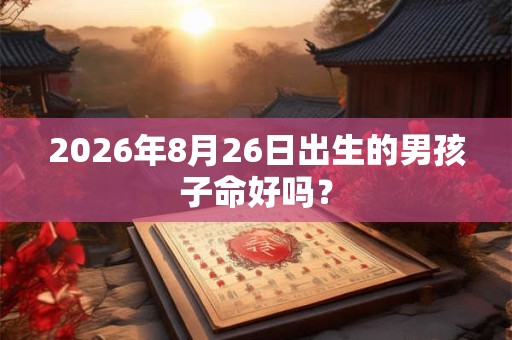 2026年8月26日出生的男孩子命好吗? 2026年8月26日出生的男孩子命好吗?