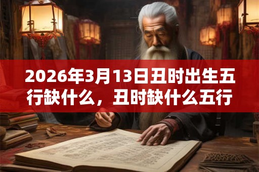 2026年3月13日丑时出生五行缺什么，丑时缺什么五行