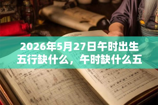 2026年5月27日午时出生五行缺什么,午时缺什么五行 2026年5月27日午时出生五行缺什么,午时缺什么五行