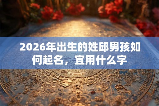 2026年出生的姓邱男孩如何起名,宜用什么字 2026年出生的姓邱男孩如何起名,宜用什么字