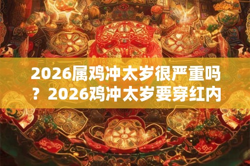 2026属鸡冲太岁很严重吗?2026鸡冲太岁要穿红内裤吗? 2026属鸡冲太岁很严重吗?2026鸡冲太岁要穿红内裤吗?