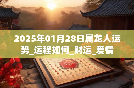 2025年01月28日属龙人运势_运程如何_财运_爱情 2025年01月28日属龙人运势_运程如何_财运_爱情