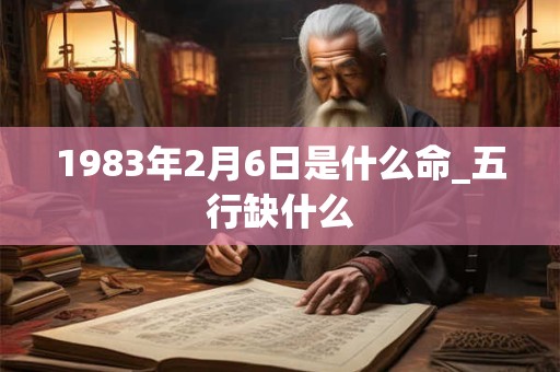 1983年2月6日是什么命_五行缺什么 1983年2月6日是什么命_五行缺什么
