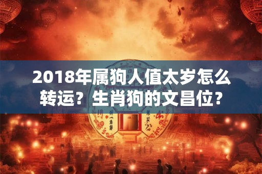 2018年属狗人值太岁怎么转运？生肖狗的文昌位？