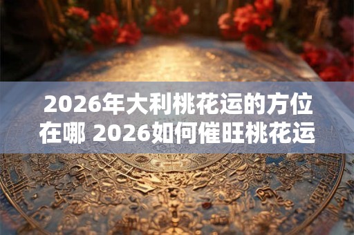 2026年大利桃花运的方位在哪 2026如何催旺桃花运 2026年大利桃花运的方位在哪 2026如何催旺桃花运