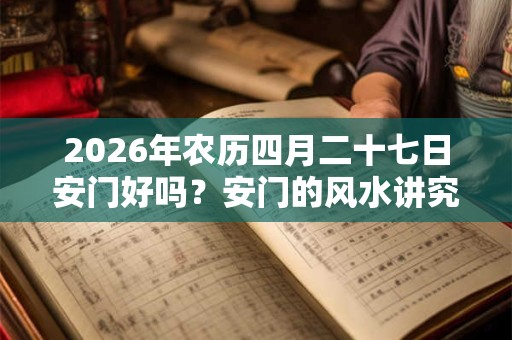 2026年农历四月二十七日安门好吗？安门的风水讲究
