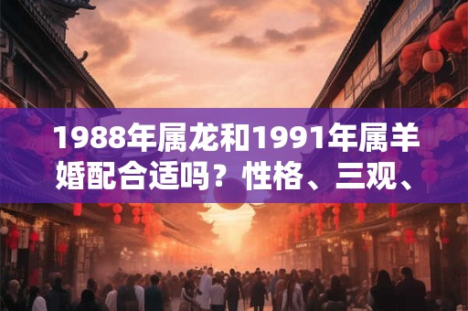 1988年属龙和1991年属羊婚配合适吗？性格、三观、外貌全方位分析