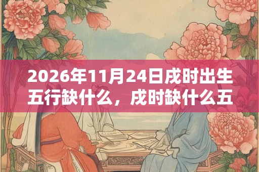 2026年11月24日戌时出生五行缺什么,戌时缺什么五行 2026年11月24日戌时出生五行缺什么,戌时缺什么五行