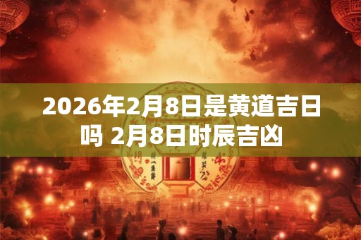 2026年2月8日是黄道吉日吗 2月8日时辰吉凶 2026年2月8日是黄道吉日吗 2月8日时辰吉凶