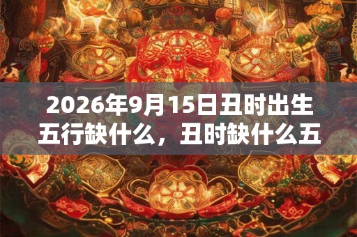2026年9月15日丑时出生五行缺什么,丑时缺什么五行 2026年9月15日丑时出生五行缺什么,丑时缺什么五行