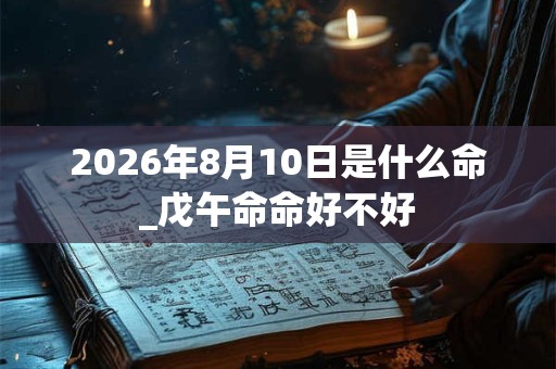 2026年8月10日是什么命_戊午命命好不好 2026年8月10日是什么命_戊午命命好不好