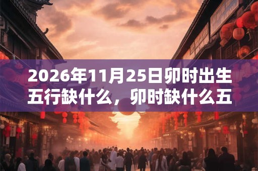2026年11月25日卯时出生五行缺什么,卯时缺什么五行 2026年11月25日卯时出生五行缺什么,卯时缺什么五行
