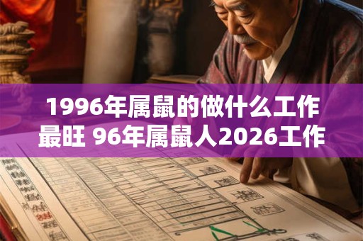 1996年属鼠的做什么工作最旺 96年属鼠人2026工作运势