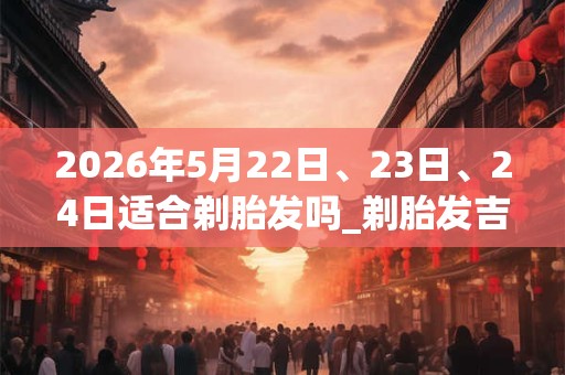 2026年5月22日、23日、24日适合剃胎发吗_剃胎发吉利吗 2026年5月22日、23日、24日适合剃胎发吗_剃胎发吉利吗