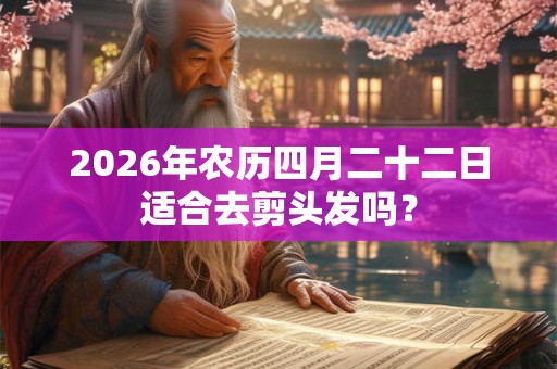 2026年农历四月二十二日适合去剪头发吗？