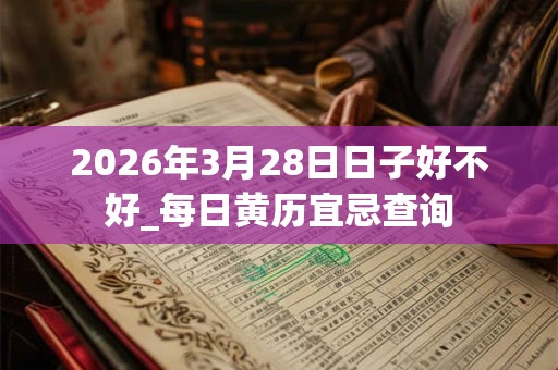 2026年3月28日日子好不好_每日黄历宜忌查询 2026年3月28日日子好不好_每日黄历宜忌查询