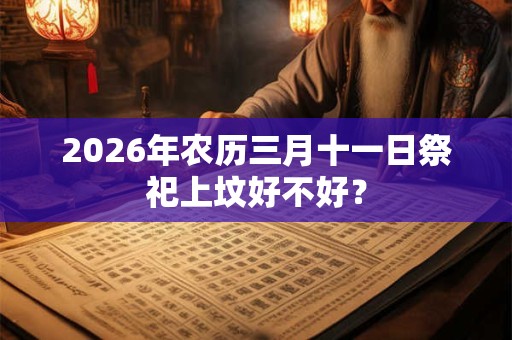 2026年农历三月十一日祭祀上坟好不好？