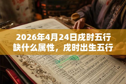 2026年4月24日戌时五行缺什么属性,戌时出生五行缺什么 2026年4月24日戌时五行缺什么属性,戌时出生五行缺什么