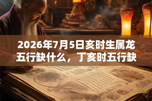 2026年7月5日亥时生属龙五行缺什么,丁亥时五行缺什么 2026年7月5日亥时生属龙五行缺什么,丁亥时五行缺什么