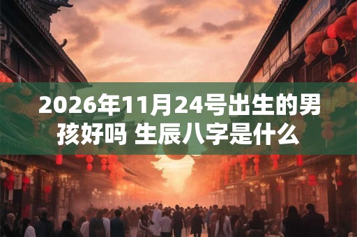 2026年11月24号出生的男孩好吗 生辰八字是什么 2026年11月24号出生的男孩好吗 生辰八字是什么
