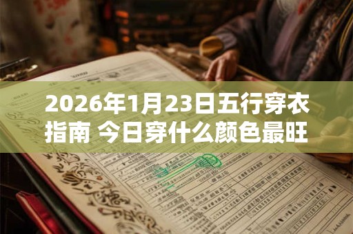 2026年1月23日五行穿衣指南 今日穿什么颜色最旺运