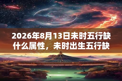 2026年8月13日未时五行缺什么属性，未时出生五行缺什么