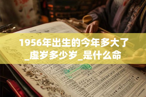 1956年出生的今年多大了_虚岁多少岁_是什么命