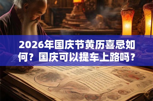 2026年国庆节黄历喜忌如何?国庆可以提车上路吗? 2026年国庆节黄历喜忌如何?国庆可以提车上路吗?