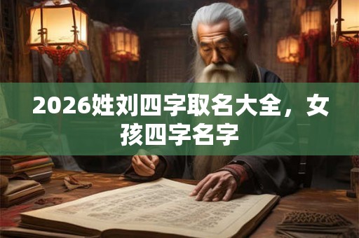 2026姓刘四字取名大全,女孩四字名字 2026姓刘四字取名大全,女孩四字名字