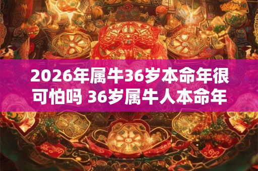 2026年属牛36岁本命年很可怕吗 36岁属牛人本命年要注意什么 2026年属牛36岁本命年很可怕吗 36岁属牛人本命年要注意什么