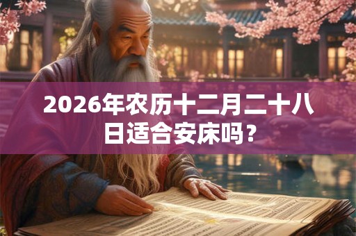2026年农历十二月二十八日适合安床吗? 2026年农历十二月二十八日适合安床吗?
