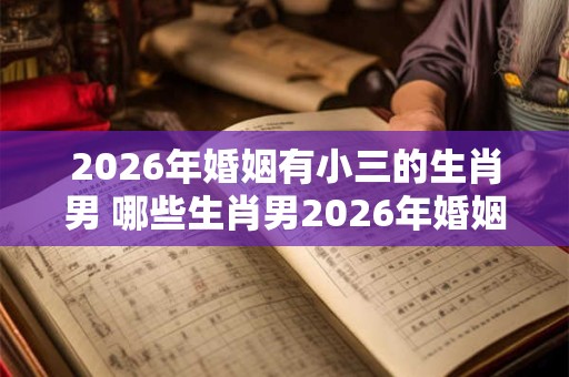 2026年婚姻有小三的生肖男 哪些生肖男2026年婚姻不顺 2026年婚姻有小三的生肖男 哪些生肖男2026年婚姻不顺