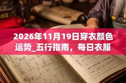 2026年11月19日穿衣颜色运势_五行指南，每日衣服颜色幸运色
