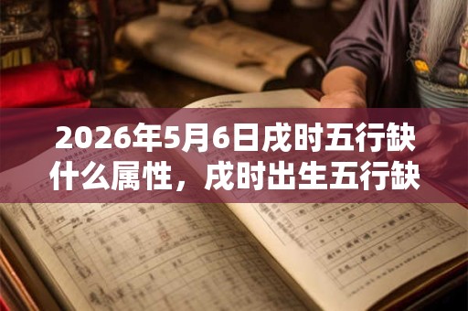 2026年5月6日戌时五行缺什么属性,戌时出生五行缺什么 2026年5月6日戌时五行缺什么属性,戌时出生五行缺什么