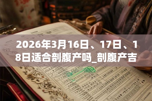2026年3月16日、17日、18日适合剖腹产吗_剖腹产吉利吗 2026年3月16日、17日、18日适合剖腹产吗_剖腹产吉利吗